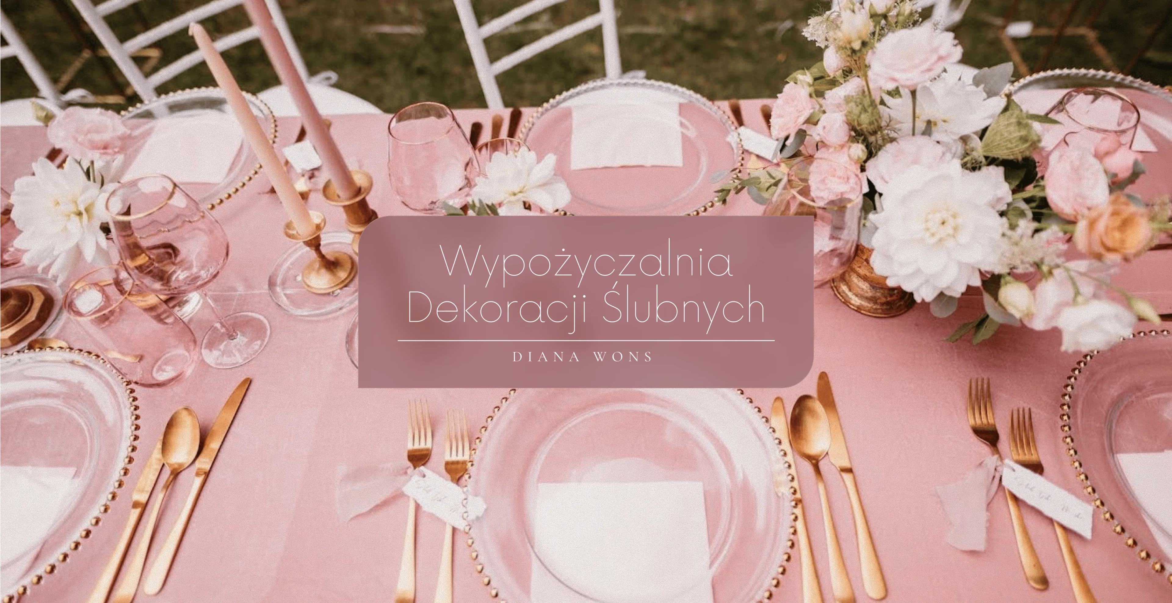 Wypożyczalnia dekoracji ślubnych